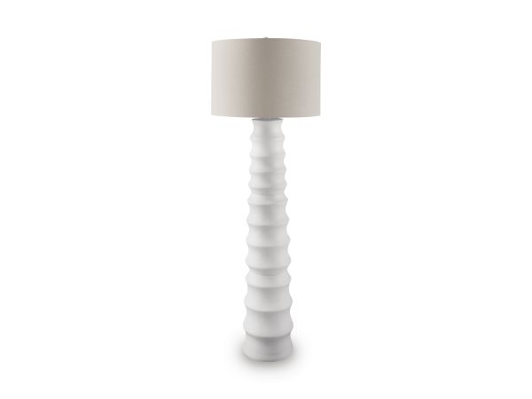 Ashley Furniture Veraleigh Floor Lamp in White