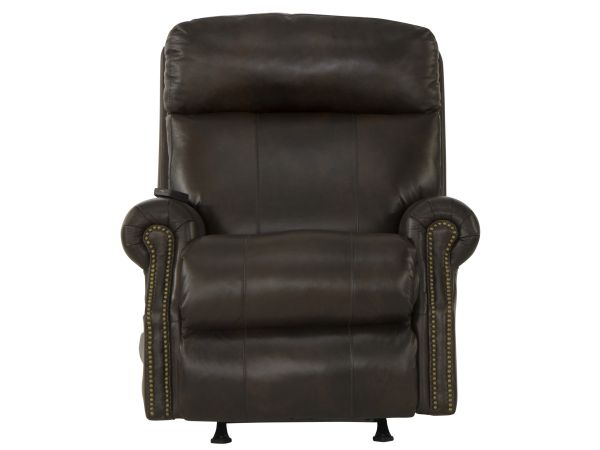 Vito Power Headrest Power Rocker Recl w/CR3 Heat/Massage/Lumbar in Brown