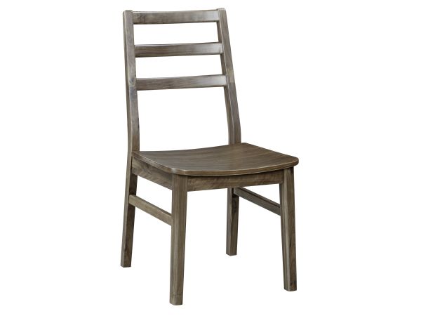 A-America Voss Ladderback Chair - Wood Seat in Sable 