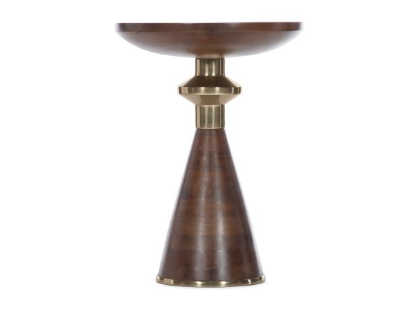 Hooker Furniture Melange Claire Accent Table in Dark Wood