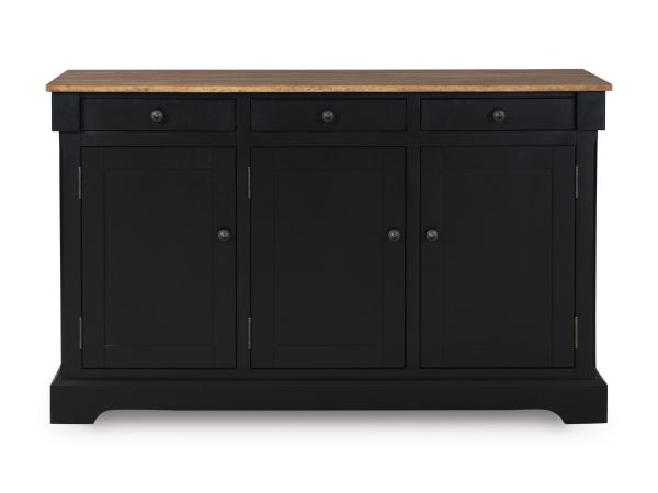 Ashley Furniture Wildenauer Dining Buffet in Brown/Black