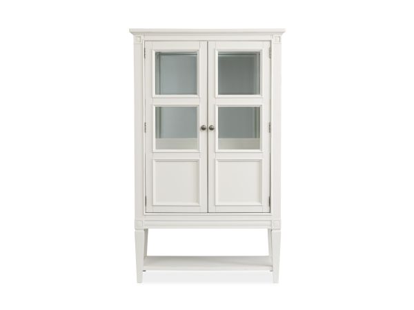 Magnussen Willowbrook Display Cabinet in Egg Shell White