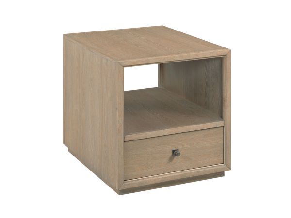 American Drew Windover Ecker Drawer End Table in Sand