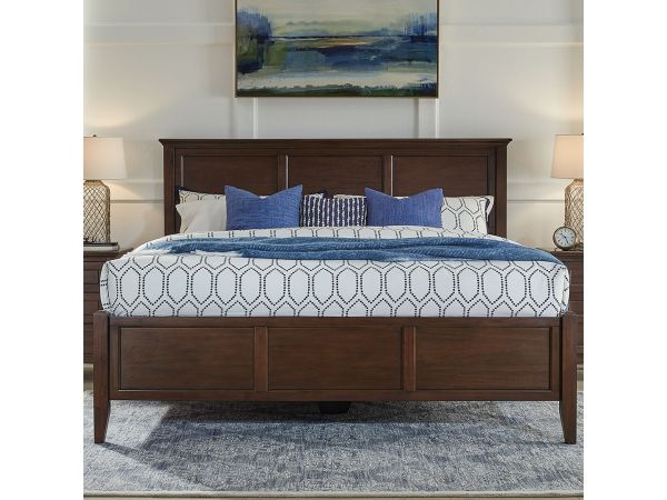 A-America Westlake Storage Bed in Cherry Brown 