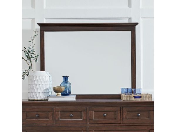 A-America Westlake Master Mirror in Cherry Brown 
