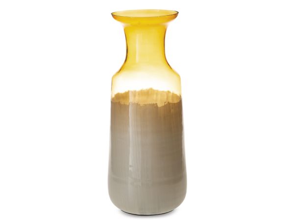 Ashley Furniture Wynburg Vase in White/Amber