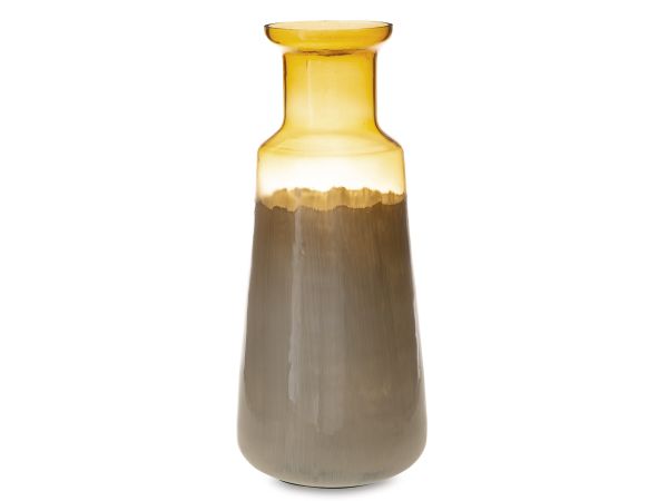 Ashley Furniture Wynburg Vase Tall in White/Amber