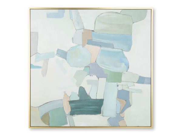 Ashley Furniture Wynburn Wall Art in White/Blue/Green
