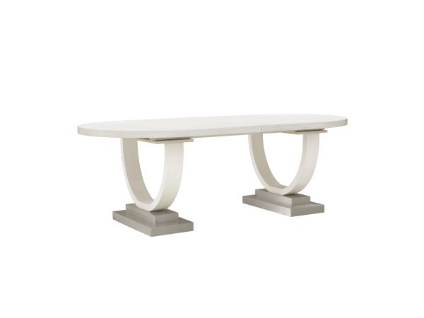 Brighton Trestle Table with Leaf Extension in North Star