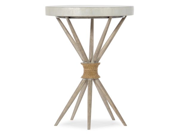 Hooker Furniture Amani Accent Table in Cream