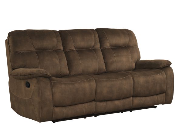 Cooper Shadow Brown Triple Reclining Sofa