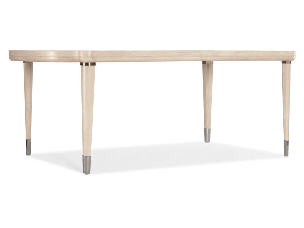 Hooker Furniture Nouveau Chic Rectangle Dining Table with 1-22in Leaf in Sandstone