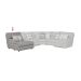Rockport Power LSF Reclining Chaise in Grey